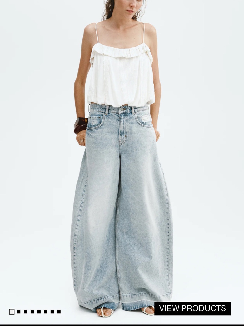 H&M Wide Leg Jeans